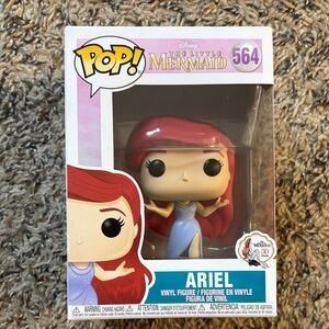Funko The Little Mermaid, Ariel Funko Pop Figure with Blue Dress